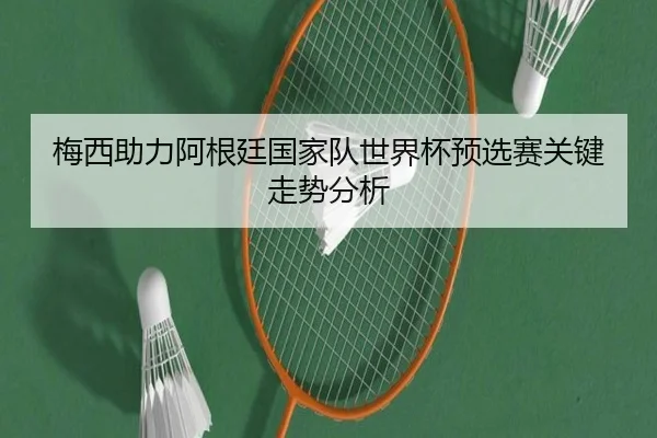梅西助力阿根廷国家队世界杯预选赛关键走势分析（kaiyun）